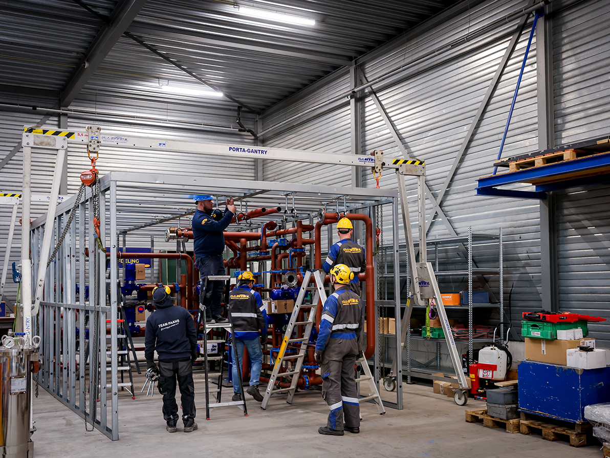 Prefab-energiecentrale